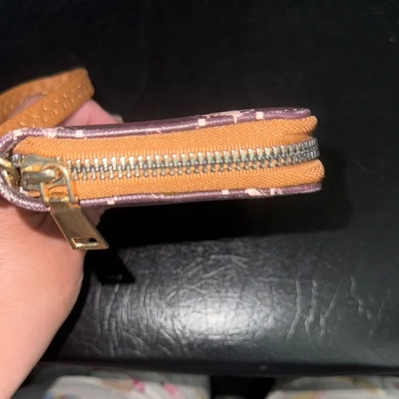 Beverly Hills Polo Club Brown Floral Wallet with Wristlet NWOT - Picture 4 of 11